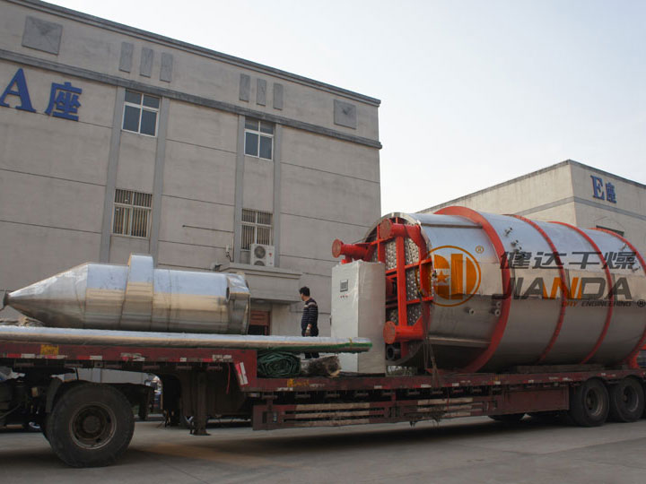 锰酸锂盘式干燥机生产线