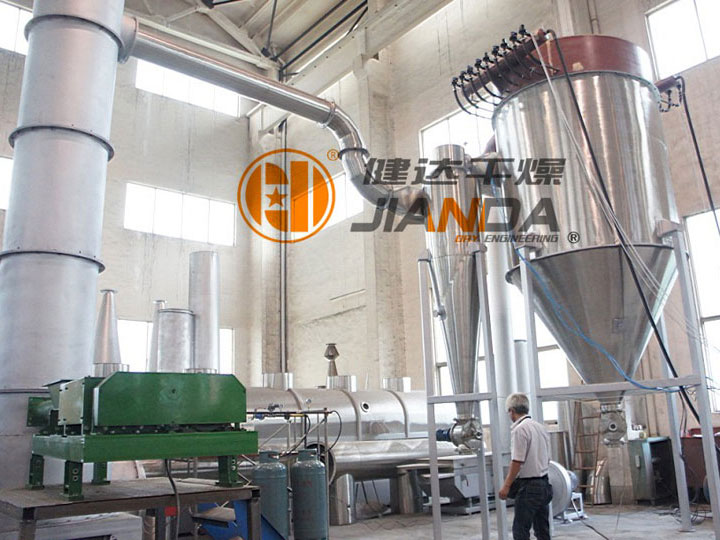 石墨闪蒸干燥机生产线