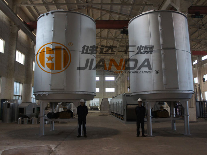 中间相炭微球盘式干燥机工程